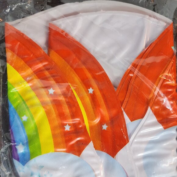 All Blown Up Dreamer Rainbow Inflatable Drink Holder Swimming Pool Floats 3pk - Picture 12 of 16